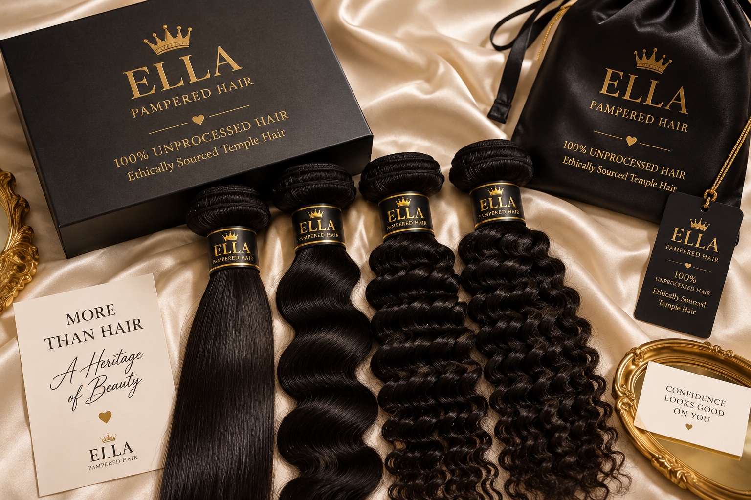 Ella Pampered Hair 80 bundles