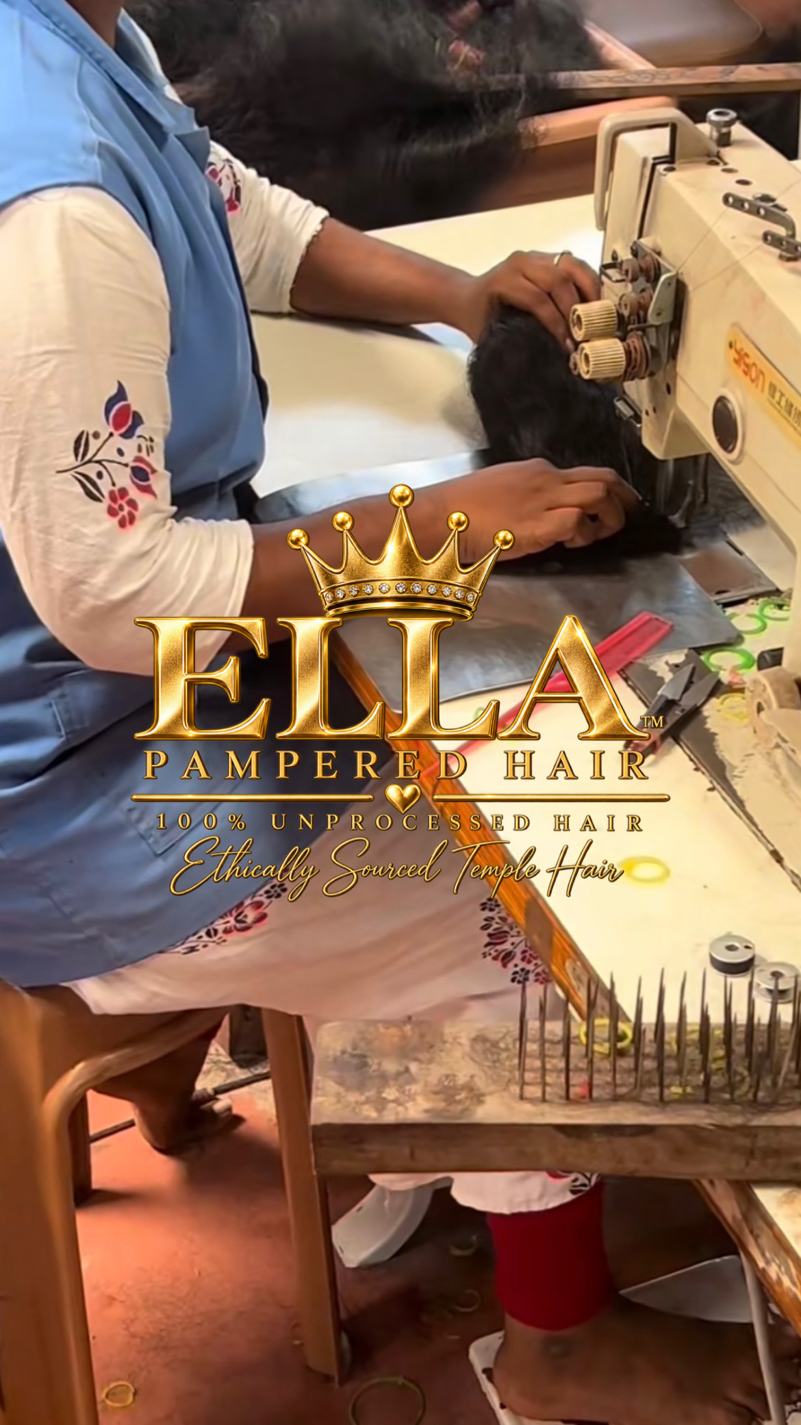 Ella Pampered Hair sourcing and hair preparation