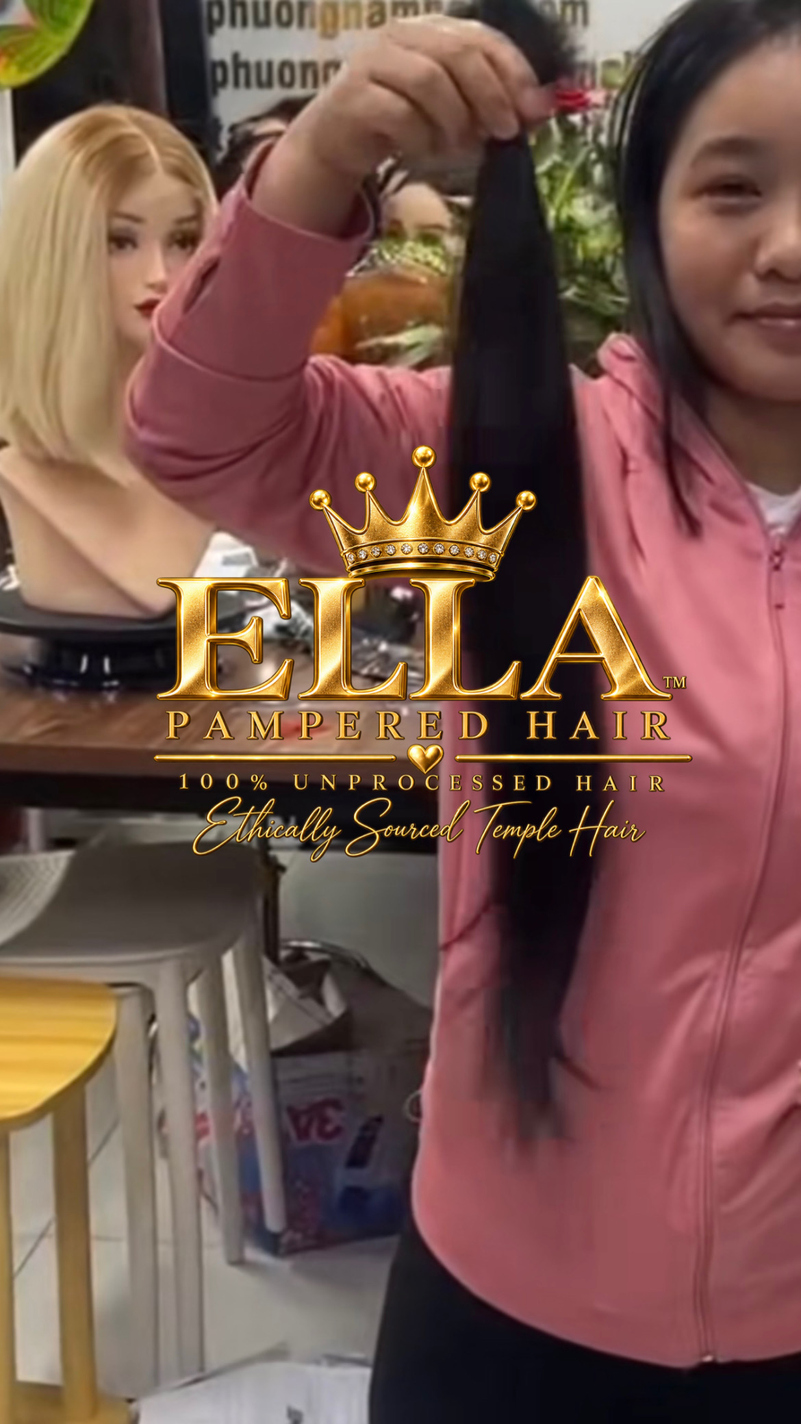 Ella Pampered Hair sourcing and hair preparation