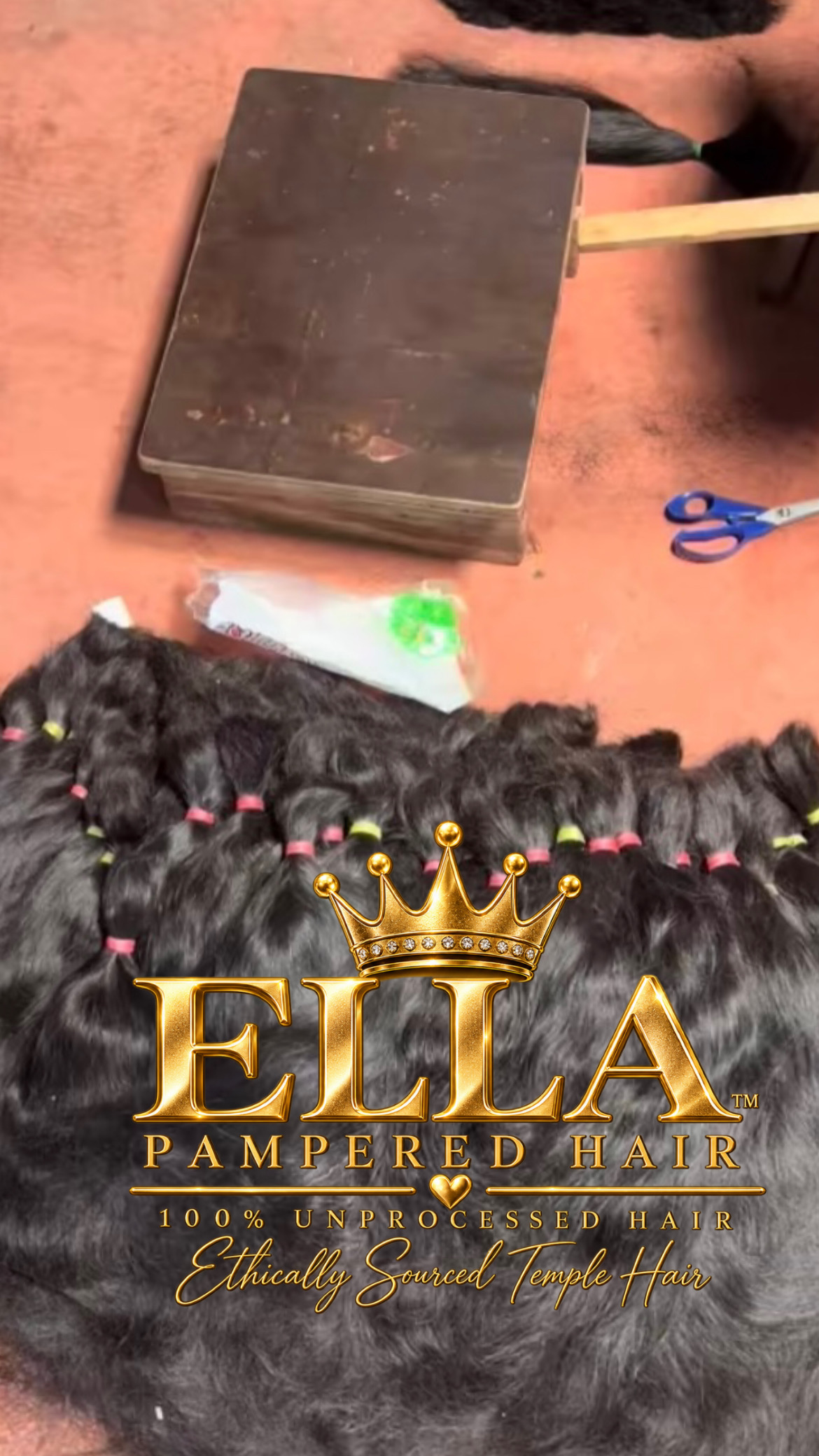 Ella Pampered Hair sourcing and hair preparation